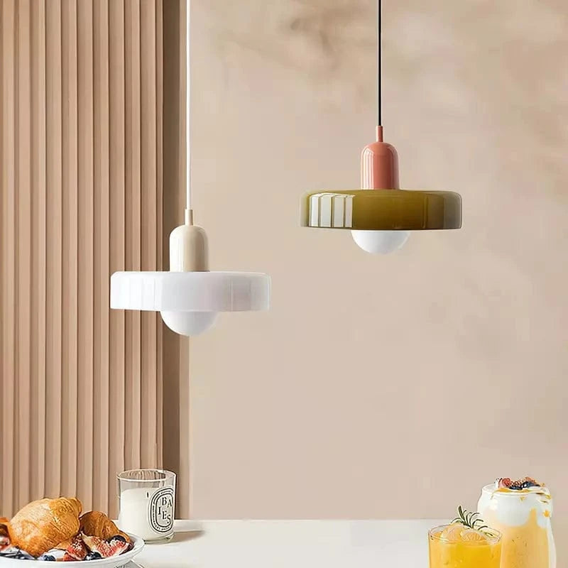 Retro Loftslampe Med Pendel - Vintage Lampe I Glas Lamps Danmarkmode
