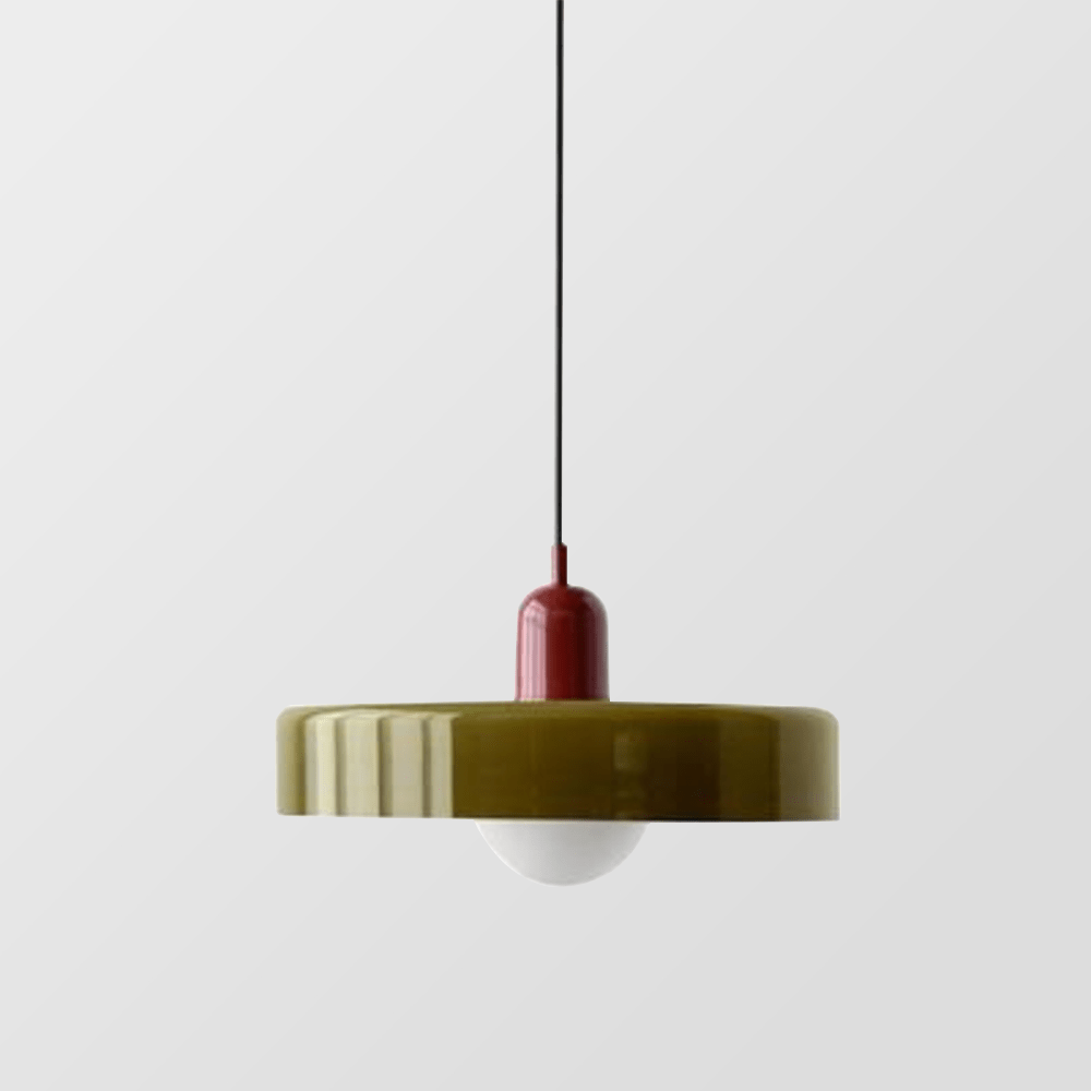 Retro Loftslampe Med Pendel - Vintage Lampe I Glas Lamps Danmarkmode
