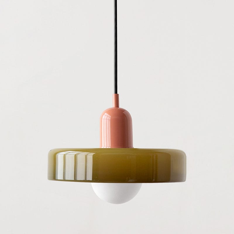 Retro Loftslampe Med Pendel - Vintage Lampe I Glas Lamps Danmarkmode