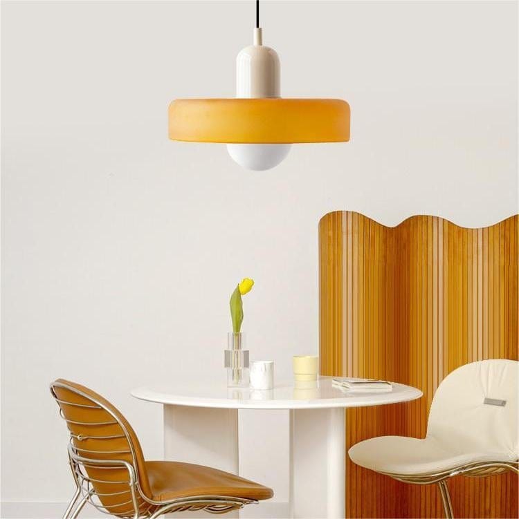 Retro Loftslampe Med Pendel - Vintage Lampe I Glas Lamps Danmarkmode