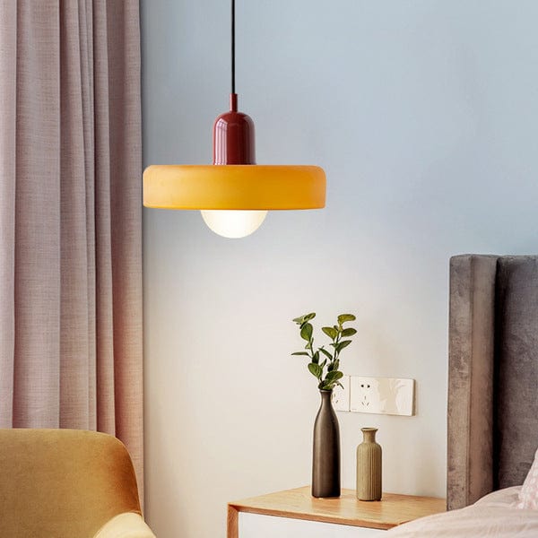 Retro Loftslampe Med Pendel - Vintage Lampe I Glas Lamps Danmarkmode