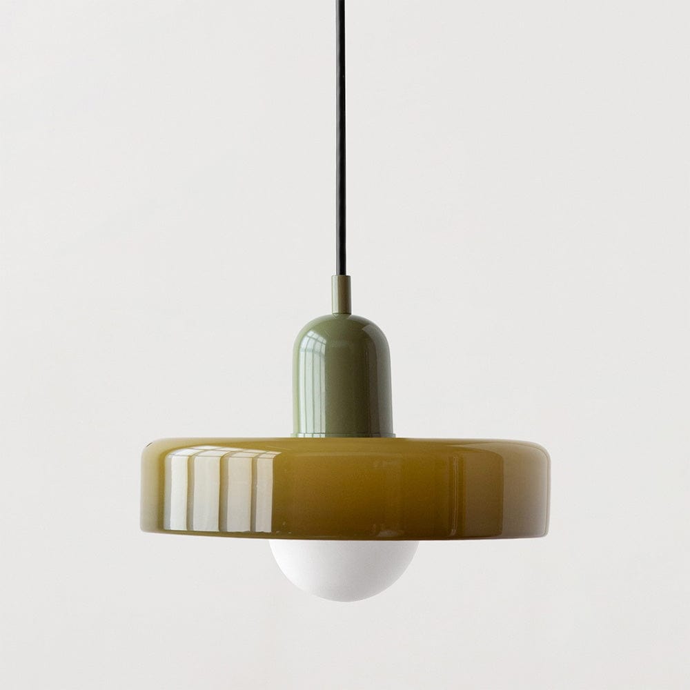 Retro Loftslampe Med Pendel - Vintage Lampe I Glas Lamps Danmarkmode