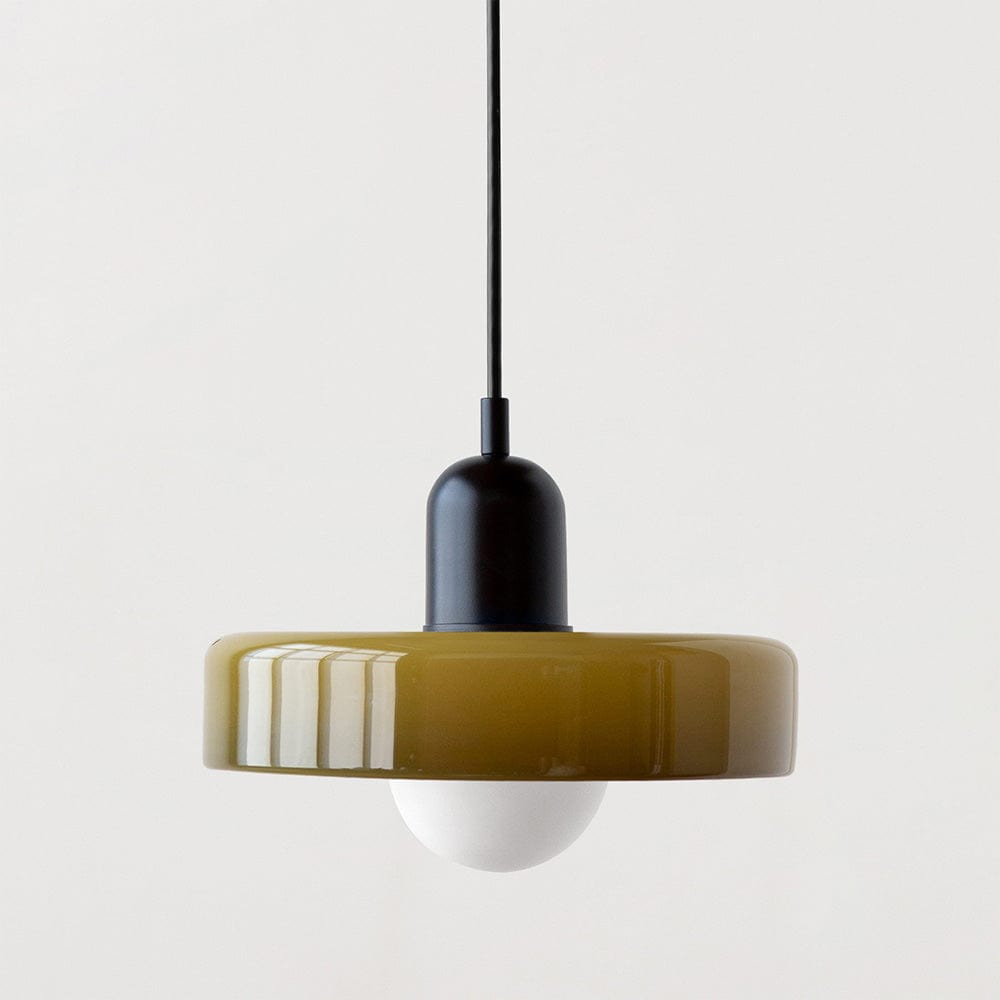 Retro Loftslampe Med Pendel - Vintage Lampe I Glas Lamps Danmarkmode