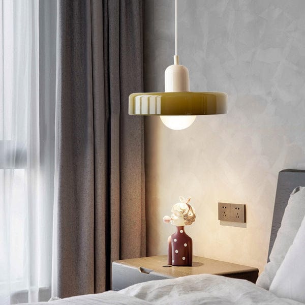 Retro Loftslampe Med Pendel - Vintage Lampe I Glas Lamps Danmarkmode