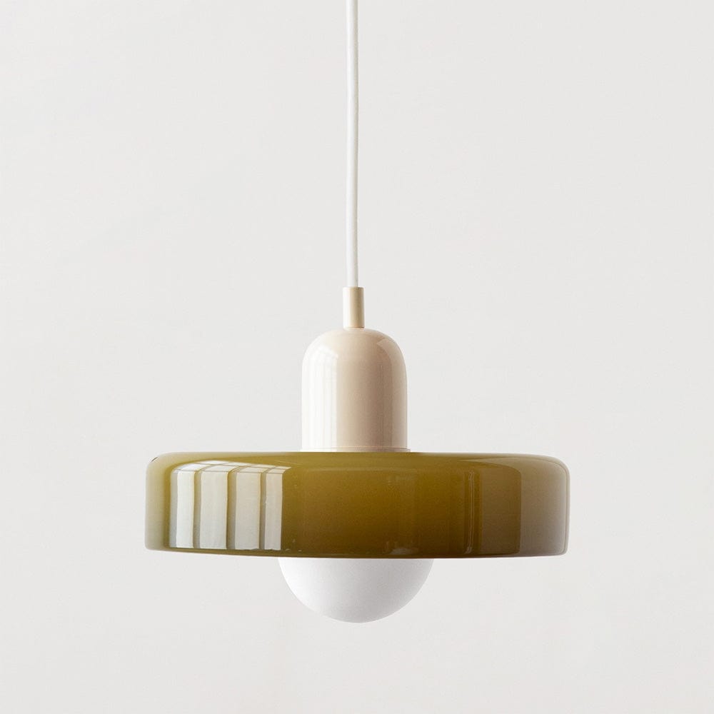 Retro Loftslampe Med Pendel - Vintage Lampe I Glas Lamps Danmarkmode