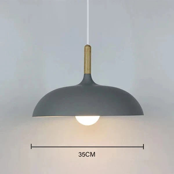 Retro Pendel Lampe - Luksus Hængende Lampe - Led - Eg - Metal Ceiling lamps Danmarkmode.dk