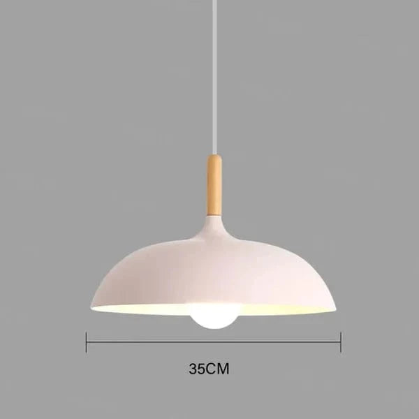 Retro Pendel Lampe - Luksus Hængende Lampe - Led - Eg - Metal Ceiling lamps Danmarkmode.dk