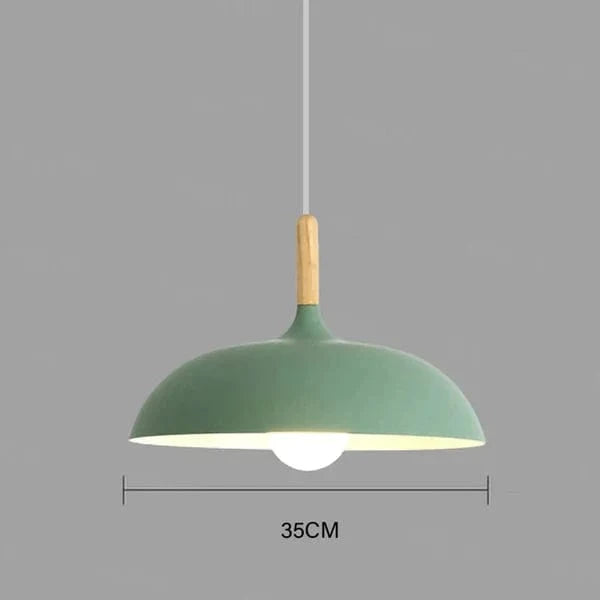 Retro Pendel Lampe - Luksus Hængende Lampe - Led - Eg - Metal Ceiling lamps Danmarkmode.dk