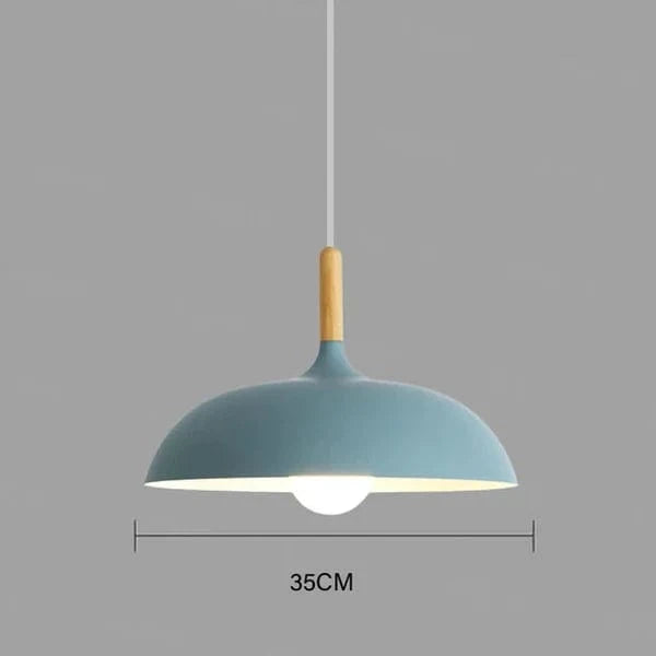 Retro Pendel Lampe - Luksus Hængende Lampe - Led - Eg - Metal Ceiling lamps Danmarkmode.dk
