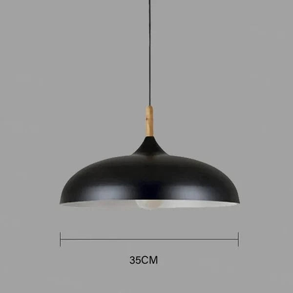 Retro Pendel Lampe - Luksus Hængende Lampe - Led - Eg - Metal Ceiling lamps Danmarkmode.dk
