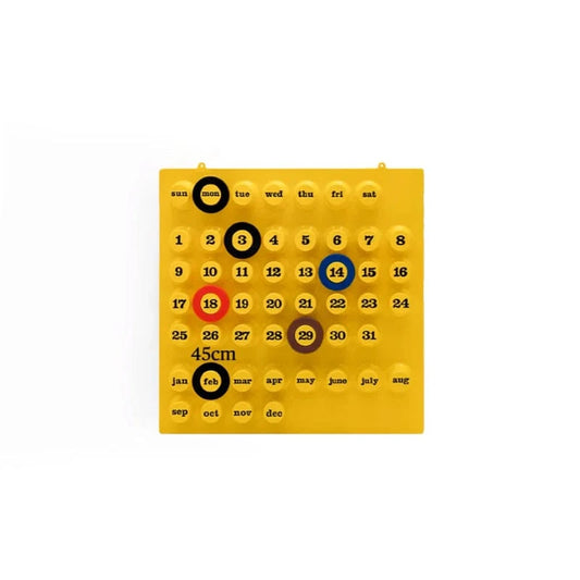 Ring A Date Kalender 2025 - Vægdekoration - Postmoderne - ABS Wall Calendars Danmarkmode.dk