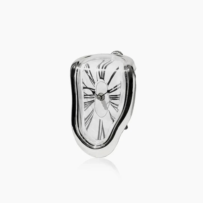 Salvador Dali Romertal Smelteur - Lydløst Vægur - 90 grader - Surrealisme Clocks Danmarkmode.dk