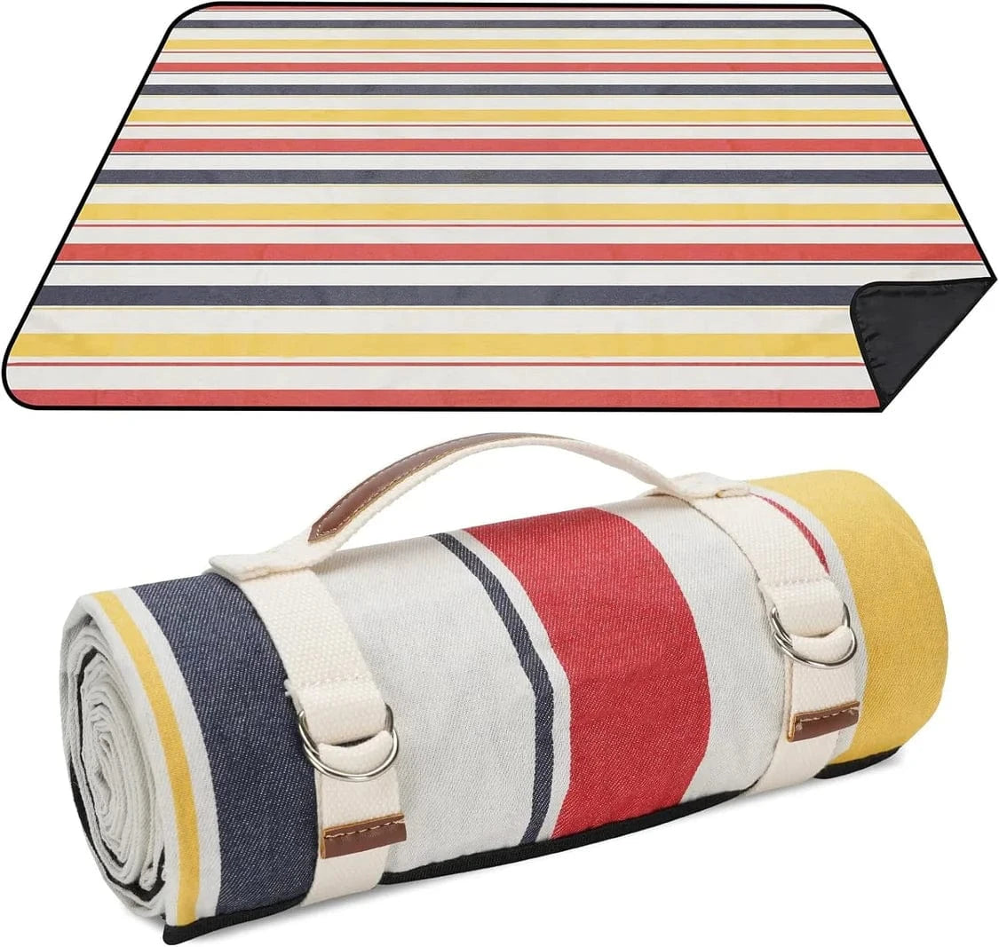 Sammenklappelig Picnic Tæppe mit Bærestrop - Letvægt - Vandtæt - Akryl Picnic Blankets Danmarkmode.dk