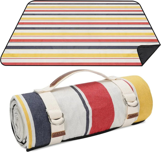 Sammenklappelig Picnic Tæppe mit Bærestrop - Letvægt - Vandtæt - Akryl Picnic Blankets Danmarkmode.dk