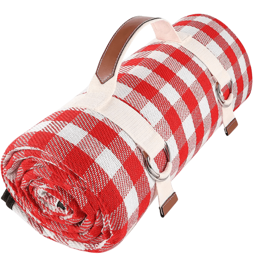 Sammenklappelig Picnic Tæppe mit Bærestrop - Letvægt - Vandtæt - Akryl Picnic Blankets Danmarkmode.dk