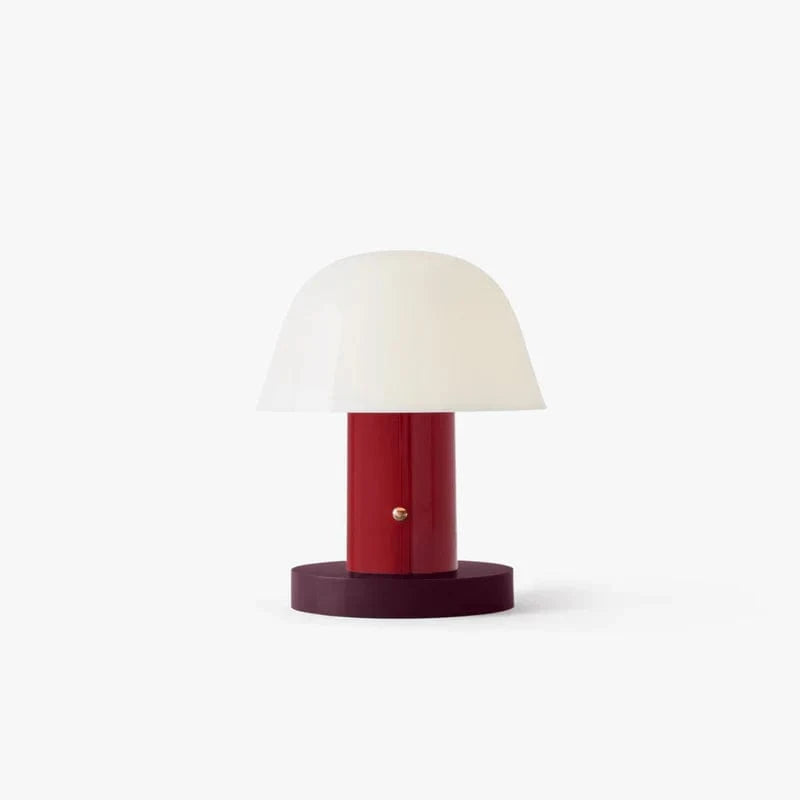 Setago JH27 Mushroom Bordlampe - Polycarbonat - Bærbar - USB-Opladning Table Lamp Danmarkmode.dk