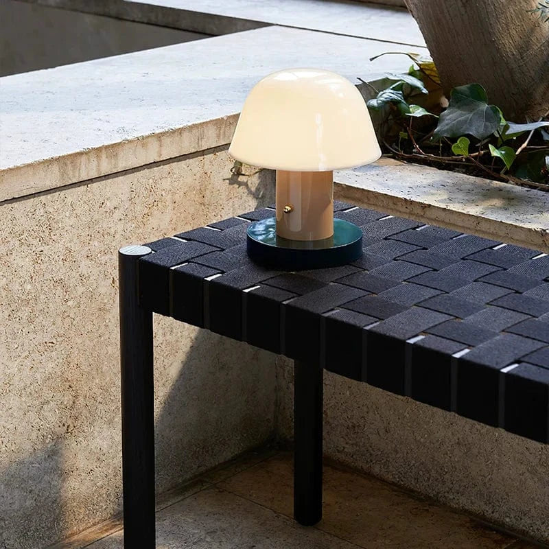 Setago JH27 Mushroom Bordlampe - Polycarbonat - Bærbar - USB-Opladning Table Lamp Danmarkmode.dk