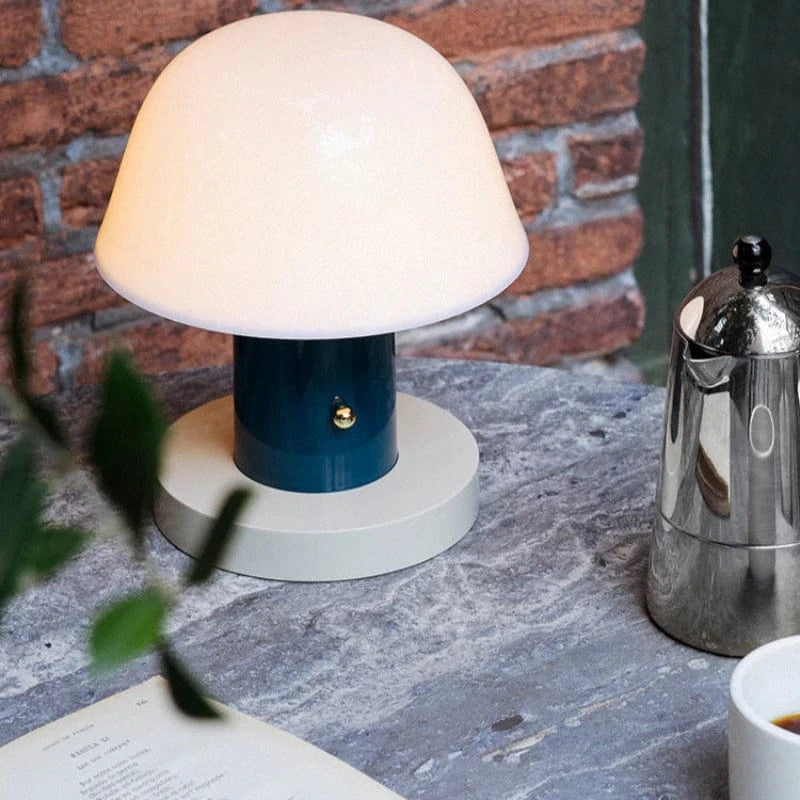 Setago JH27 Mushroom Bordlampe - Polycarbonat - Bærbar - USB-Opladning Table Lamp Danmarkmode.dk