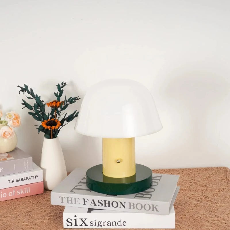 Setago JH27 Mushroom Bordlampe - Polycarbonat - Bærbar - USB-Opladning Table Lamp Danmarkmode.dk