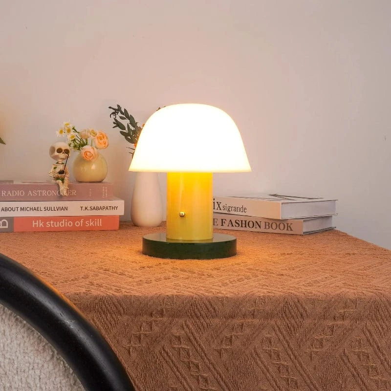 Setago JH27 Mushroom Bordlampe - Polycarbonat - Bærbar - USB-Opladning Table Lamp Danmarkmode.dk