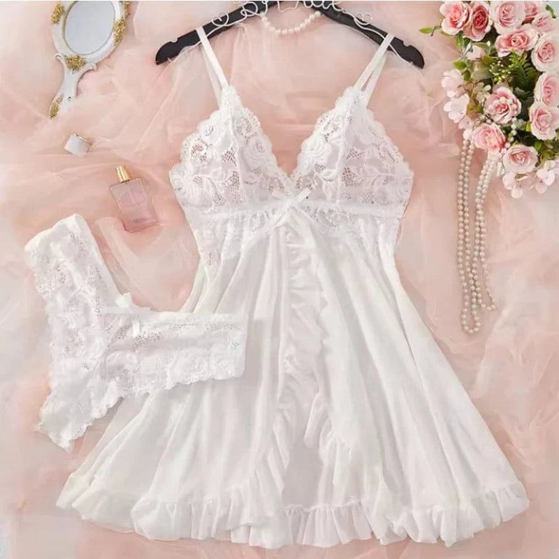 Sexet åben Undertøj til Kvinder - Forførende - Mesh - Nattøj - Præget Lingerie Danmarkmode.dk
