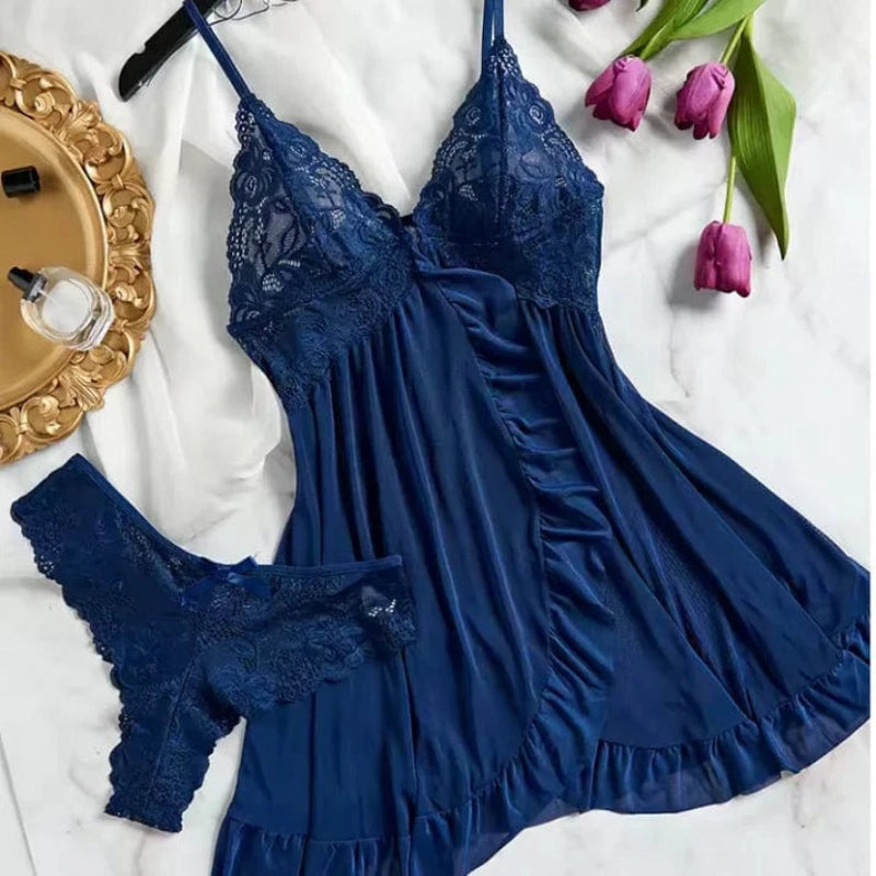 Sexet åben Undertøj til Kvinder - Forførende - Mesh - Nattøj - Præget Lingerie Danmarkmode.dk