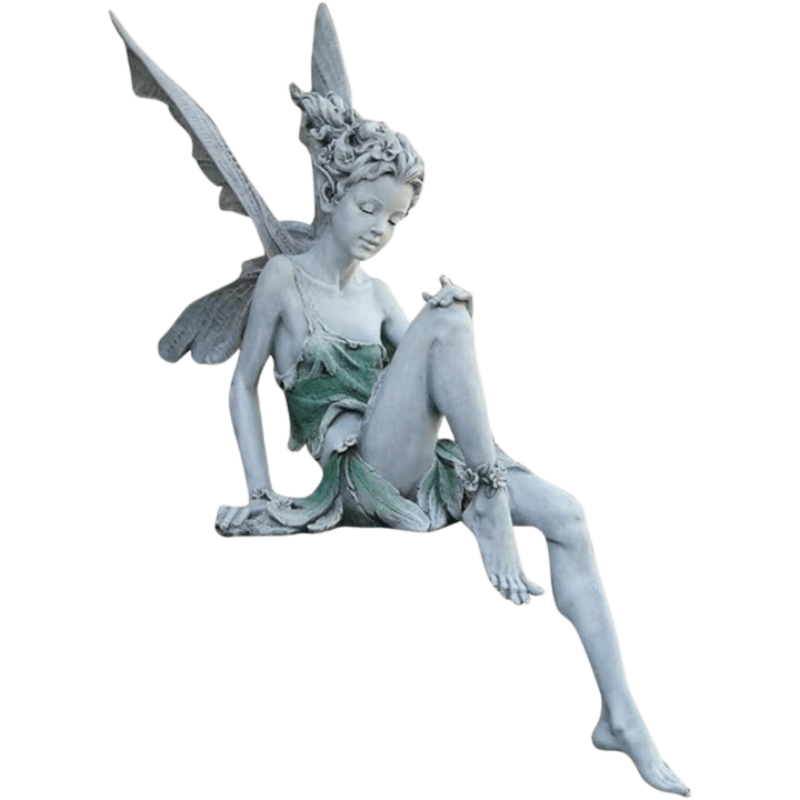 Sidder Fe Statue Ornamenter - Haveindretning - Landskabspleje - Udendørs Garden Sculptures Danmarkmode.dk