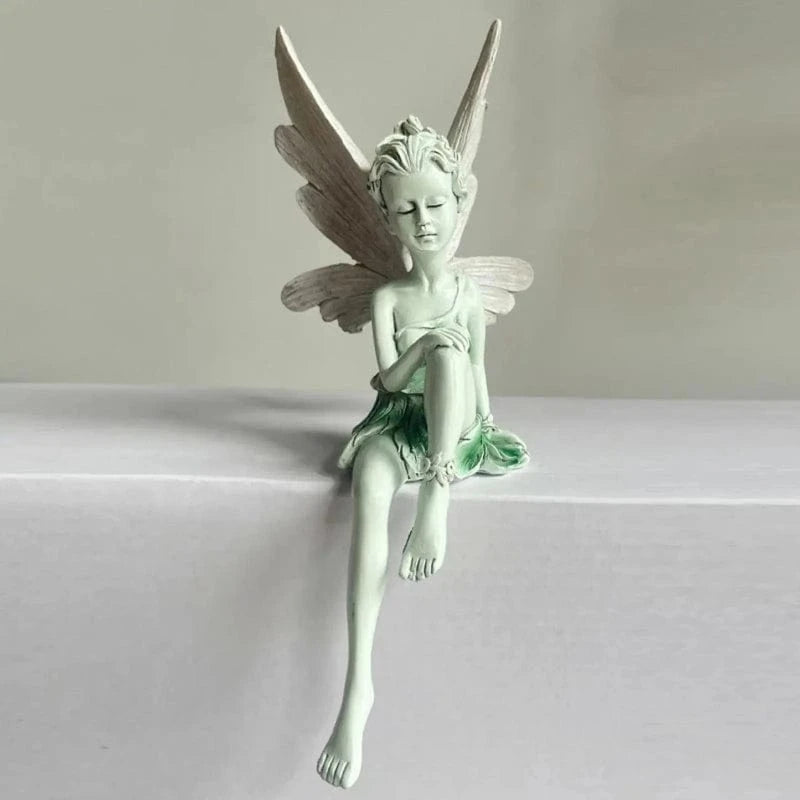 Sidder Fe Statue Ornamenter - Haveindretning - Landskabspleje - Udendørs Garden Sculptures Danmarkmode.dk