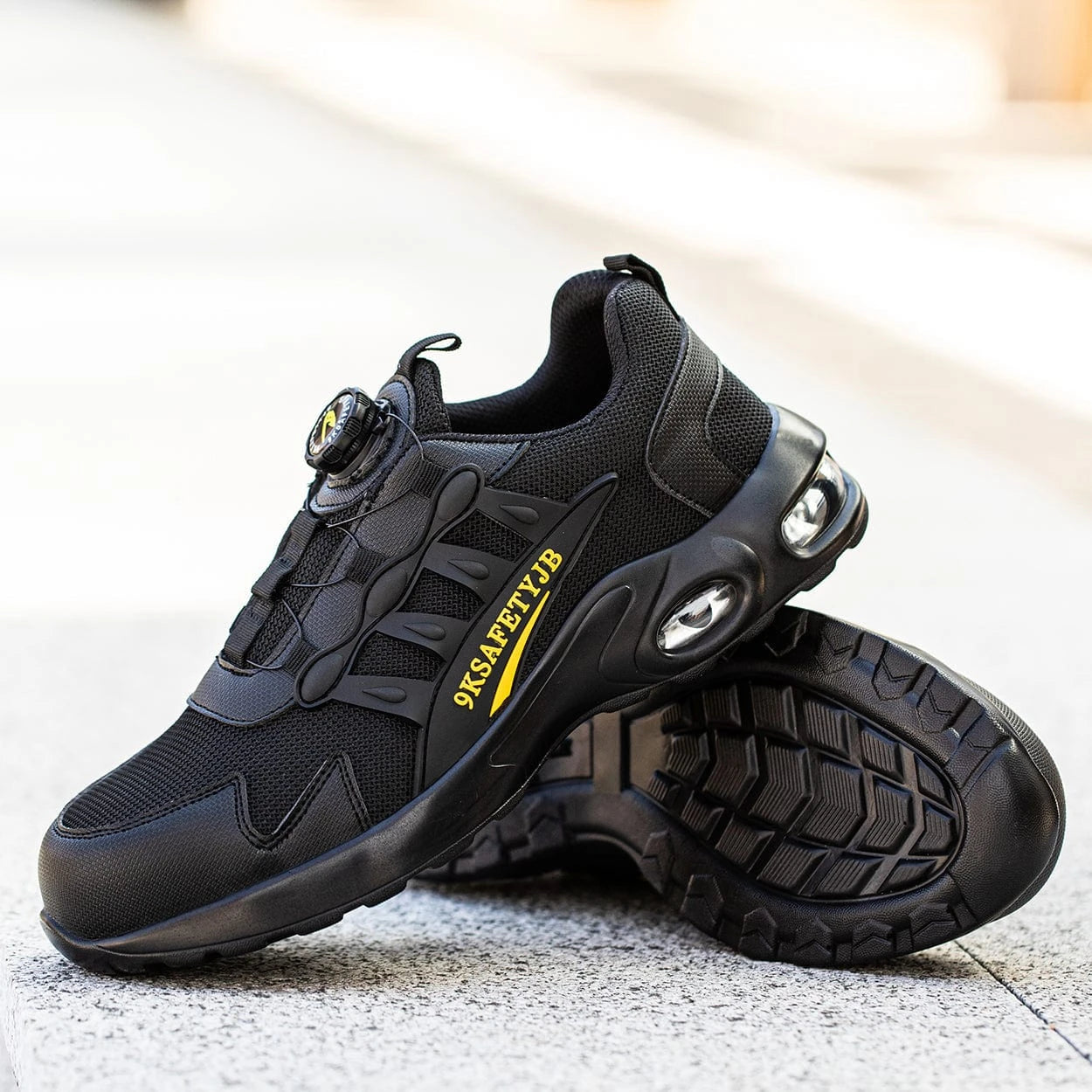Sikkerhedssko Herre - Arbejdssko - Skridsikre Sko - Sikkerhedsstøvler - Steel Toe Safety Shoes Danmarkmode.dk