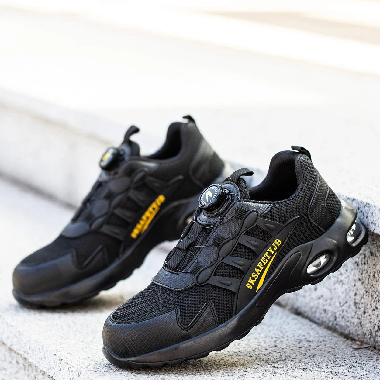 Sikkerhedssko Herre - Arbejdssko - Skridsikre Sko - Sikkerhedsstøvler - Steel Toe Safety Shoes Danmarkmode.dk