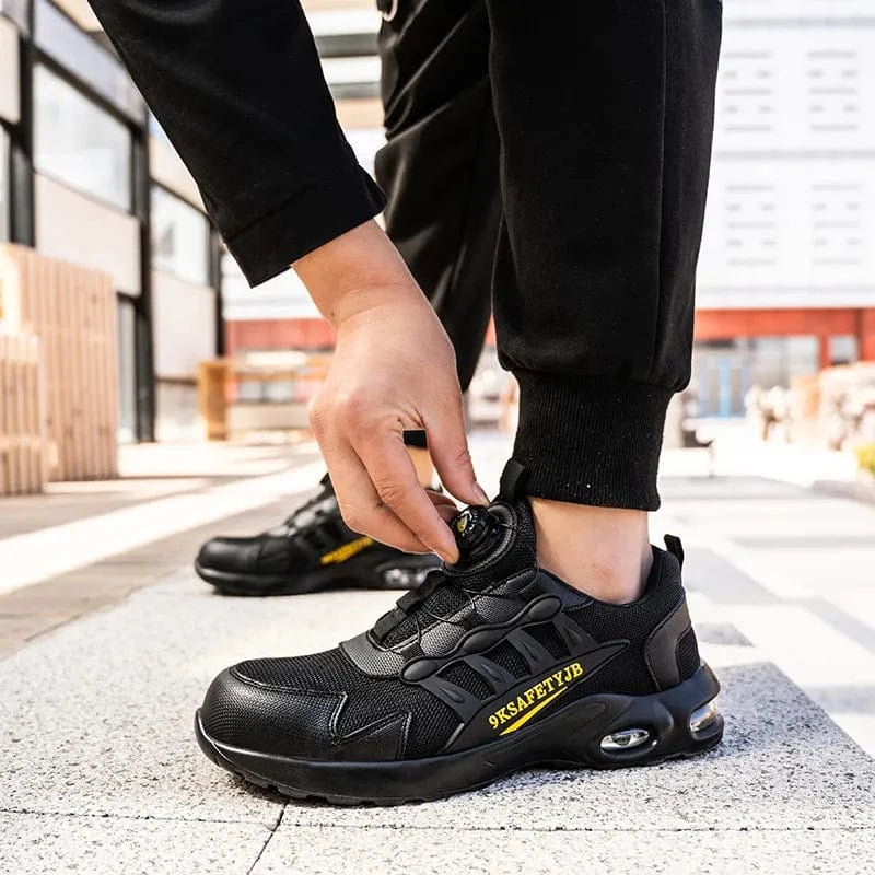 Sikkerhedssko Herre - Arbejdssko - Skridsikre Sko - Sikkerhedsstøvler - Steel Toe Safety Shoes Danmarkmode.dk