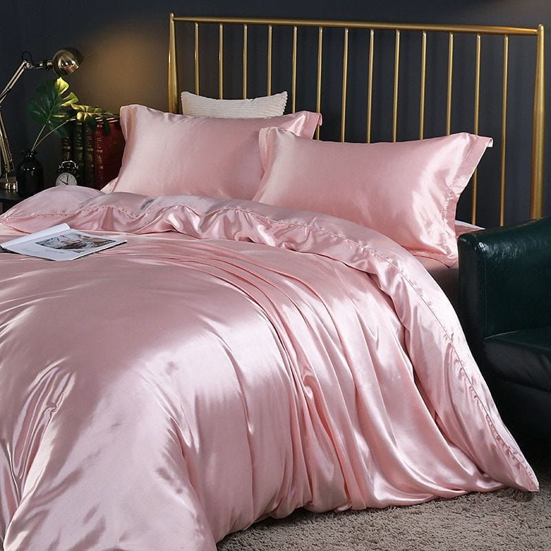 SilkCare Hypoallergenisk blødt silkedynebetræk | luksus sengetøj, King/Queen Size, grå, kønsneutral Bedding Danmarkmode.dk
