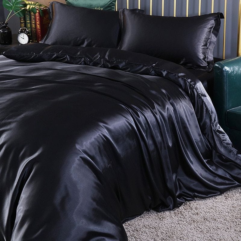 SilkCare Hypoallergenisk blødt silkedynebetræk | luksus sengetøj, King/Queen Size, grå, kønsneutral Bedding Danmarkmode.dk