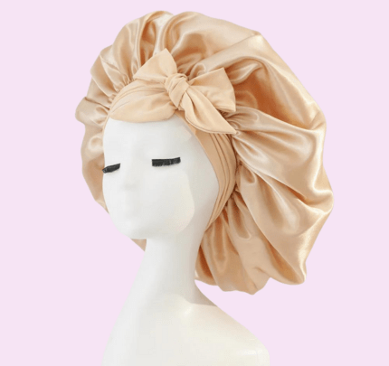 Silkehue Natten | 1+1 Gratis | Premium Silk Sleep Cap | Unisex, Soft, Durable, Light Pink Sleep Cap Danmarkmode.dk