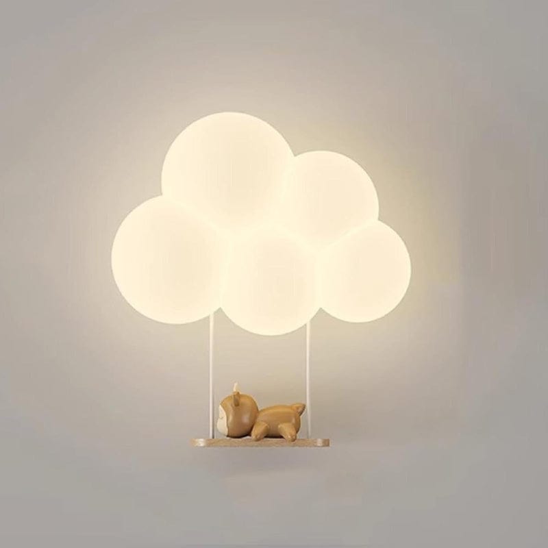 Skyformet LED Væglampe - Lampe til Børneværelse - Akryl - Sengelampe Wall Light Fixtures Danmarkmode.dk