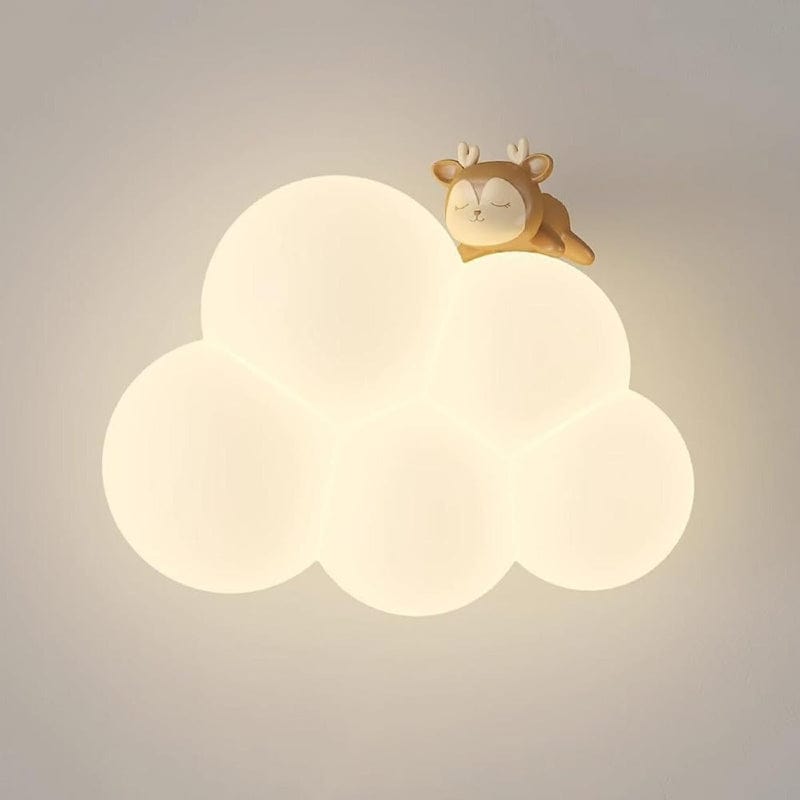 Skyformet LED Væglampe - Lampe til Børneværelse - Akryl - Sengelampe Wall Light Fixtures Danmarkmode.dk