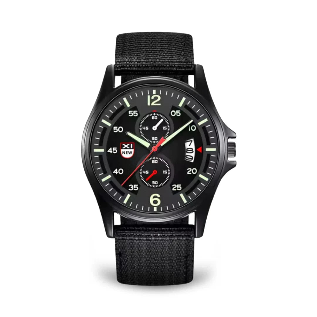 Sport Militær Quartz Ur - Analog - Vandtæt - Nylonrem Watches Danmarkmode.dk