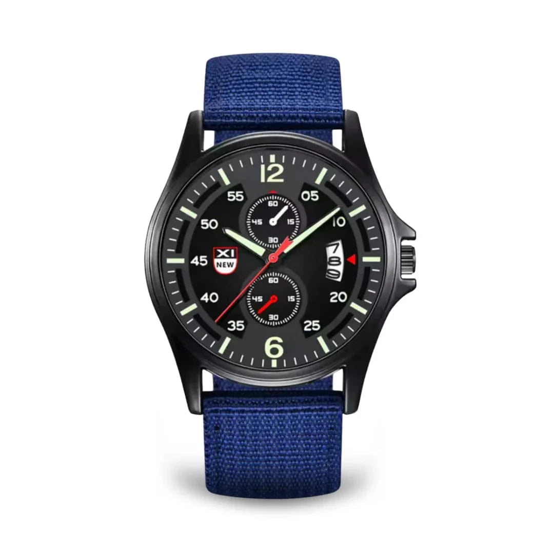 Sport Militær Quartz Ur - Analog - Vandtæt - Nylonrem Watches Danmarkmode.dk