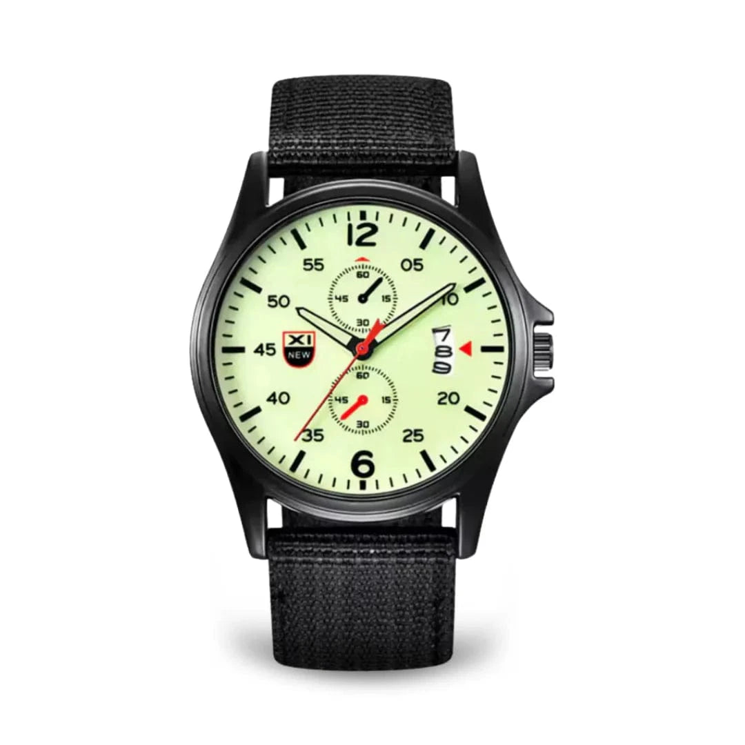Sport Militær Quartz Ur - Analog - Vandtæt - Nylonrem Watches Danmarkmode.dk