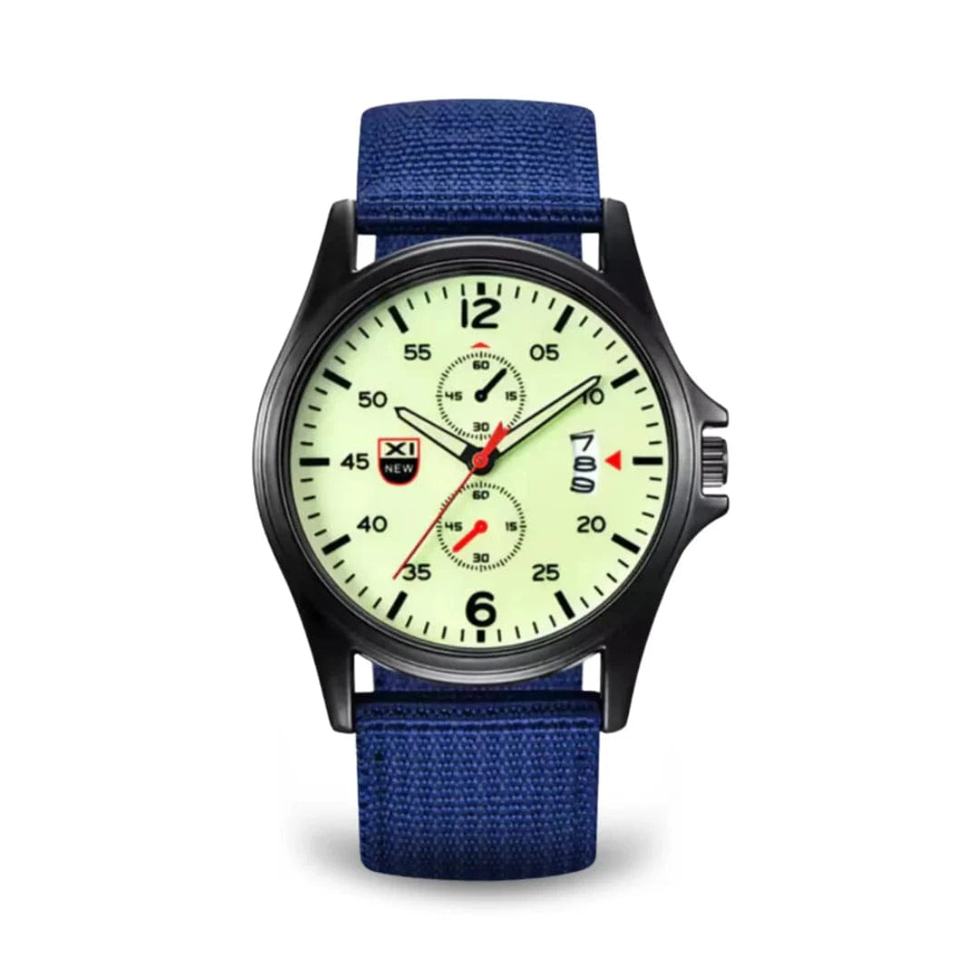 Sport Militær Quartz Ur - Analog - Vandtæt - Nylonrem Watches Danmarkmode.dk