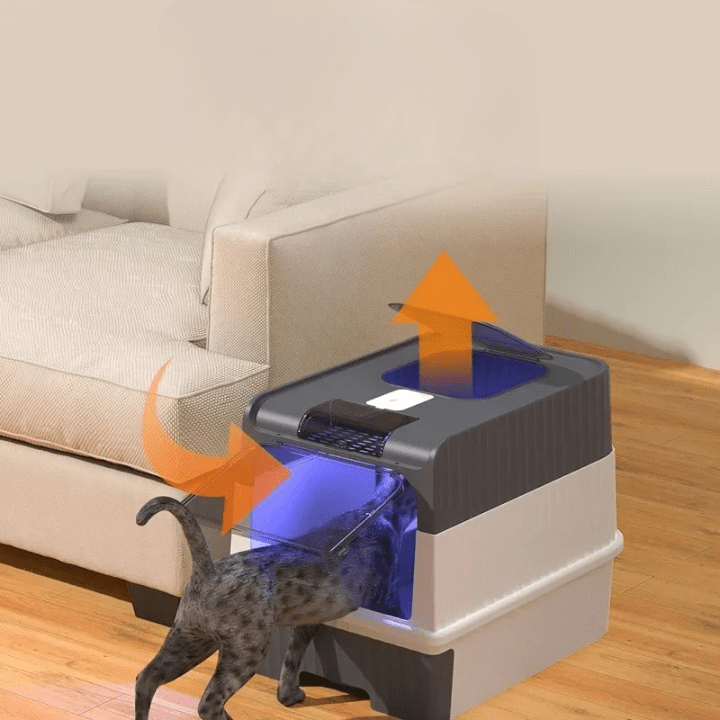 SteriPaw Haven – Selvrensende kattebakke – Automatisk sterilisering – Lugtkontrol Cat Litter Boxes Danmarkmode