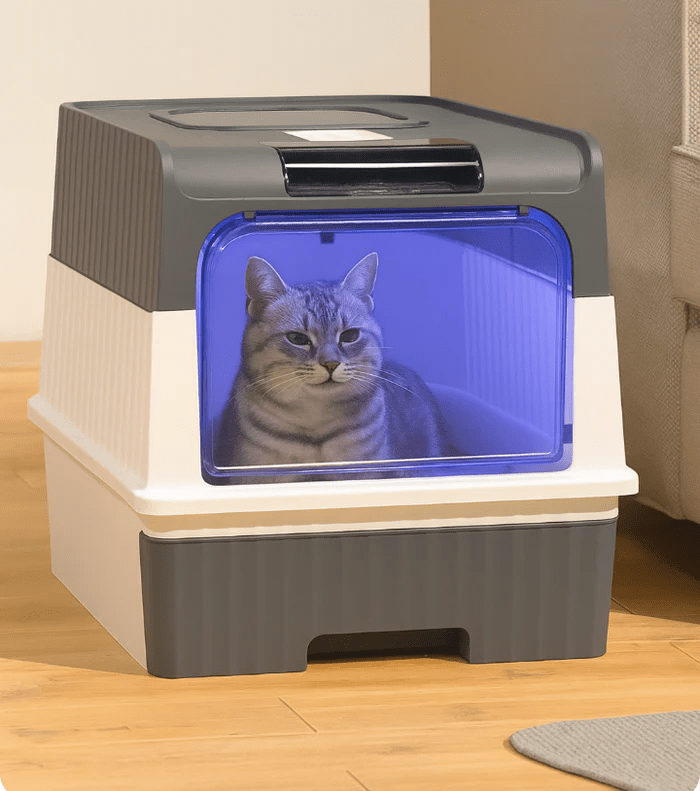 SteriPaw Haven – Selvrensende kattebakke – Automatisk sterilisering – Lugtkontrol Cat Litter Boxes Danmarkmode