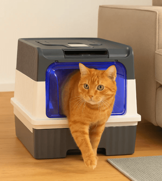 SteriPaw Haven – Selvrensende kattebakke – Automatisk sterilisering – Lugtkontrol Cat Litter Boxes Danmarkmode