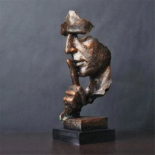 Stille Mand Statue - Art Deco - Skulptur - Abstrakt Sculpture Statue Danmarkmode.dk