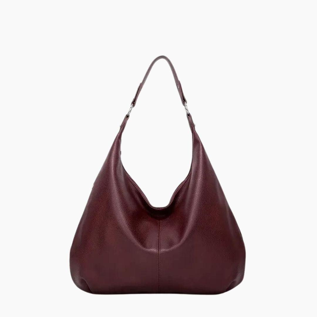Stor Hobo Skuldertaske til Dame - En Rem, Læder, Tidløs Stil, Flere Farver Shoulder Bag Danmarkmode.dk