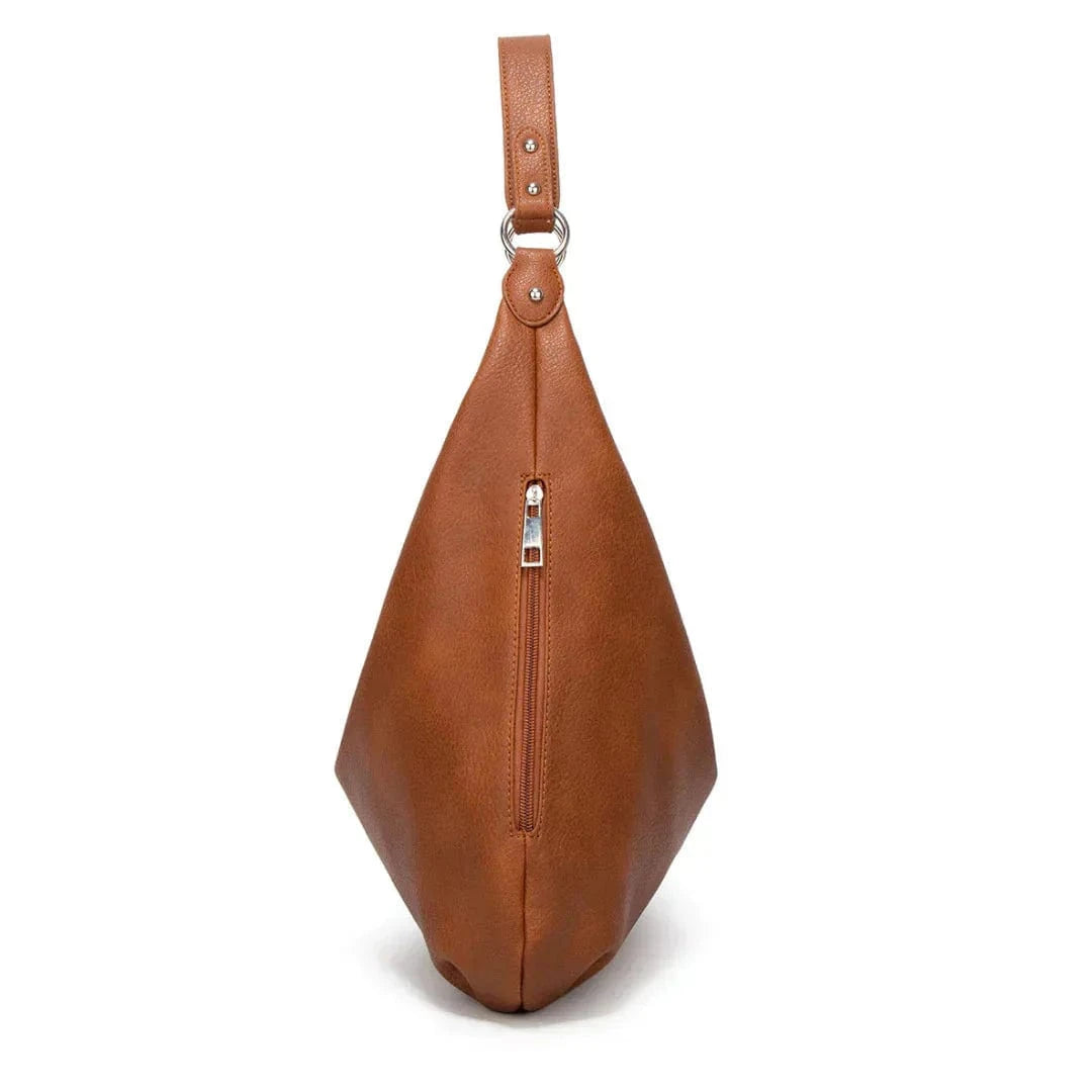 Stor Hobo Skuldertaske til Dame - En Rem, Læder, Tidløs Stil, Flere Farver Shoulder Bag Danmarkmode.dk