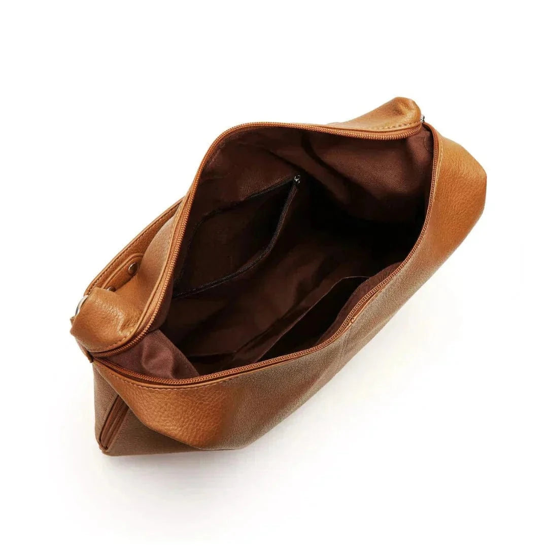 Stor Hobo Skuldertaske til Dame - En Rem, Læder, Tidløs Stil, Flere Farver Shoulder Bag Danmarkmode.dk