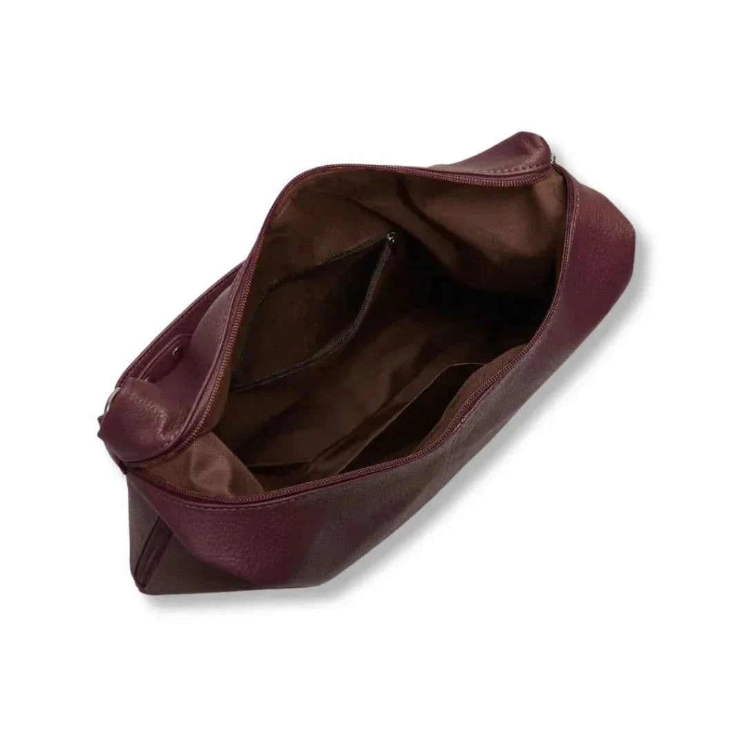 Stor Hobo Skuldertaske til Dame - En Rem, Læder, Tidløs Stil, Flere Farver Shoulder Bag Danmarkmode.dk