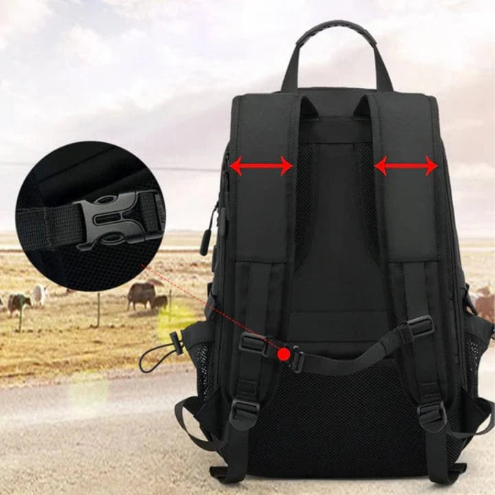 Stor Kapacitet Kan udvides Rejserygsæk - Vandtæt - USB Port - Sportstaske Backpacks Danmarkmode.dk