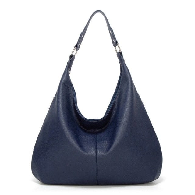 Stor Læder Skuldertaske til Dame - Håndlavet Shoulder Bag Danmarkmode.dk